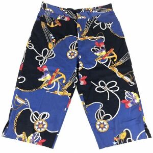 Lauren Ralph Lauren Capri Pants Size 10P Petite Nautical High Waist Cropped EUC